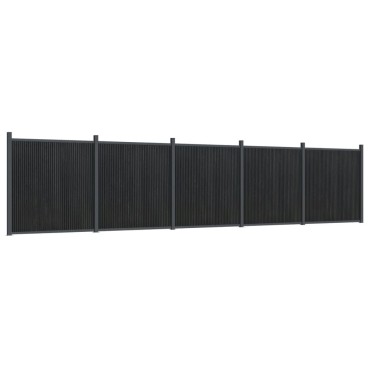 vidaXL Πάνελ Περίφραξης Γκρι 872x186cm από WPC