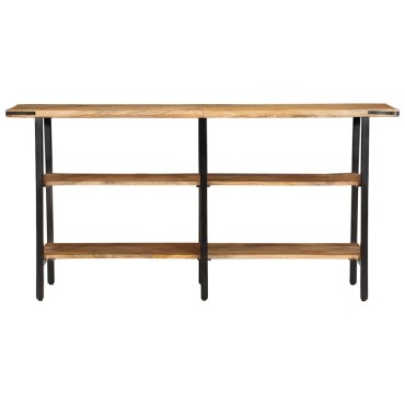 vidaXL Τραπέζι Κονσόλα 140x35x70cm από Μασίφ Ξύλο Μάνγκο 1 τεμ.