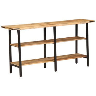 vidaXL Τραπέζι Κονσόλα 140x35x70cm από Μασίφ Ξύλο Μάνγκο 1 τεμ.