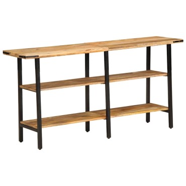 vidaXL Τραπέζι Κονσόλα 140x35x70cm από Μασίφ Ξύλο Μάνγκο 1 τεμ.