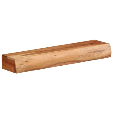 vidaXL Ράφια Τοίχου 2 τεμ. 60x17x8cm από Μασίφ Ξύλο Ακακίας
