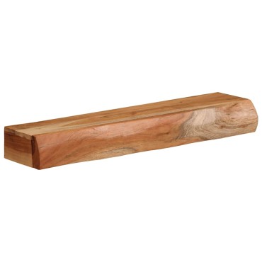 vidaXL Ράφια Τοίχου 2 τεμ. 60x17x8cm από Μασίφ Ξύλο Ακακίας