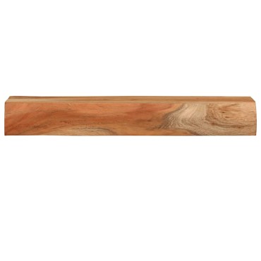 vidaXL Ράφια Τοίχου 2 τεμ. 60x17x8cm από Μασίφ Ξύλο Ακακίας