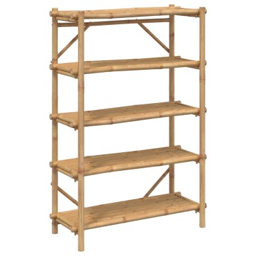 vidaXL Ραφιέρα 5 Επιπέδων 100x40x150cm από Μπαμπού