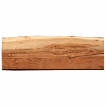 vidaXL Ράφια Τοίχου 2 τεμ. 60x20x3,5cm από Μασίφ Ξύλο Ακακίας