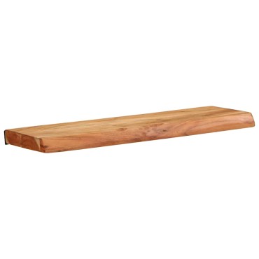 vidaXL Ράφια Τοίχου 2 τεμ. 60x20x3,5cm από Μασίφ Ξύλο Ακακίας