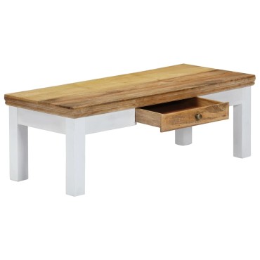 vidaXL Τραπεζάκι Σαλονιού 110x50x40cm από Μασίφ Ξύλο Μάνγκο 1 τεμ.