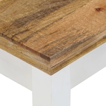 vidaXL Τραπεζάκι Σαλονιού 110x50x40cm από Μασίφ Ξύλο Μάνγκο 1 τεμ.