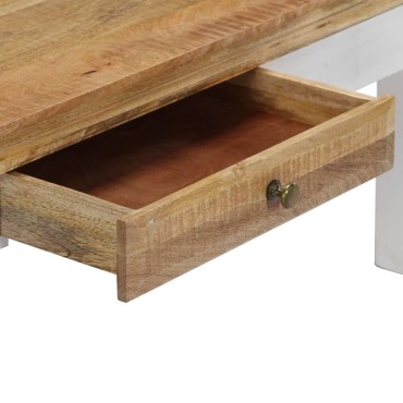 vidaXL Τραπεζάκι Σαλονιού 110x50x40cm από Μασίφ Ξύλο Μάνγκο 1 τεμ.