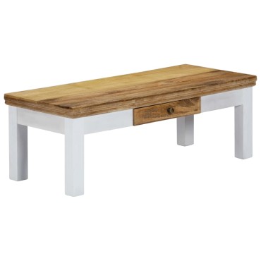 vidaXL Τραπεζάκι Σαλονιού 110x50x40cm από Μασίφ Ξύλο Μάνγκο 1 τεμ.