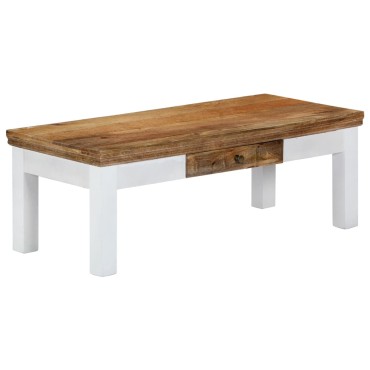 vidaXL Τραπεζάκι Σαλονιού 110x50x40cm από Μασίφ Ξύλο Μάνγκο 1 τεμ.