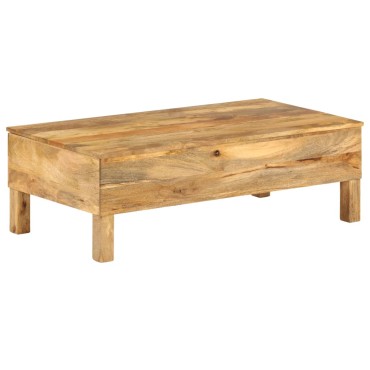 vidaXL Τραπεζάκι Σαλονιού 110x55x35cm από Μασίφ Ξύλο Μάνγκο 1 τεμ.