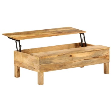 vidaXL Τραπεζάκι Σαλονιού 110x55x35cm από Μασίφ Ξύλο Μάνγκο 1 τεμ.