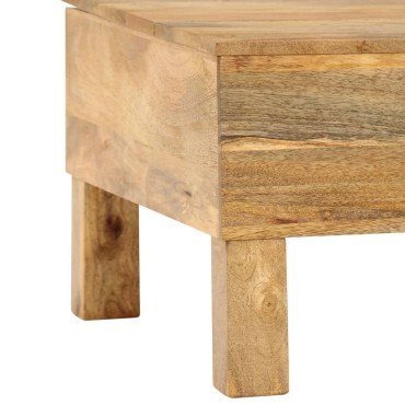 vidaXL Τραπεζάκι Σαλονιού 110x55x35cm από Μασίφ Ξύλο Μάνγκο 1 τεμ.