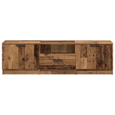 vidaXL Έπιπλο Τηλεόρασης Παλιό Ξύλο 140x35x40cm Επεξεργασμένο Ξύλο