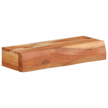 vidaXL Ράφια Τοίχου 2 τεμ. 40x17x8cm από Μασίφ Ξύλο Ακακίας