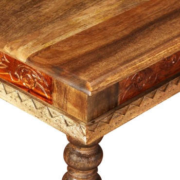 vidaXL Τραπεζάκι Σαλονιού 110x60x38cm Ξύλο Ακακίας/Μασίφ Ξύλο Μάνγκο 1 τεμ.