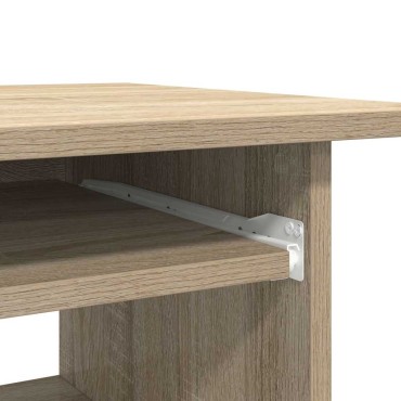 vidaXL Γραφείο Χρώμα Sonoma Δρυς 80x45x74cm από Επεξ. Ξύλο 1 τεμ.