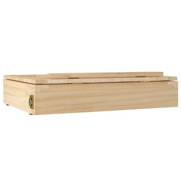 vidaXL Καβαλέτο Επιτραπέζιο Συρτάρι 33,5x25,5x7 εκ. Μασίφ Ξύλο Πεύκου