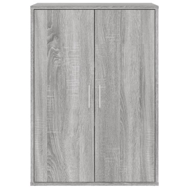 vidaXL Βοηθητικά Ντουλάπια 2 τεμ. Γκρι Sonoma 60x31x84cm Επεξ. Ξύλο