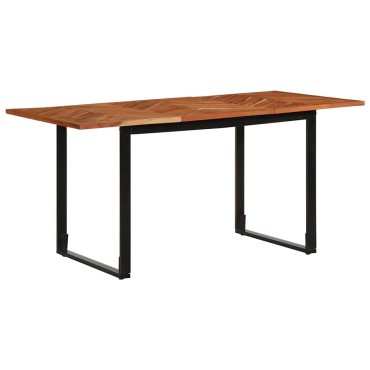 vidaXL Τραπεζαρία 160x80x75cm από Μασίφ Ξύλο Ακακίας 1 τεμ.