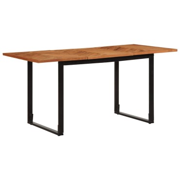 vidaXL Τραπεζαρία 160x80x75cm από Μασίφ Ξύλο Ακακίας 1 τεμ.