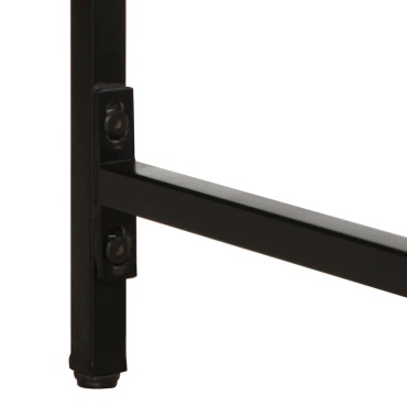 vidaXL Τραπεζαρία 160x80x75cm από Μασίφ Ακατέργαστο Ξύλο Μάνγκο 1 τεμ.