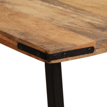 vidaXL Τραπεζαρία 180x90x75cm από Μασίφ Ξύλο Μάνγκο 1 τεμ.
