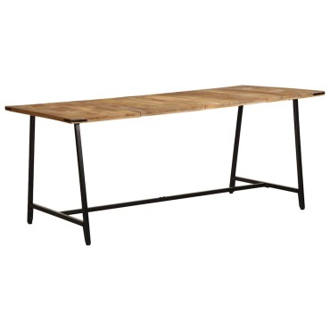 vidaXL Τραπεζαρία 180x90x75cm από Μασίφ Ξύλο Μάνγκο 1 τεμ.