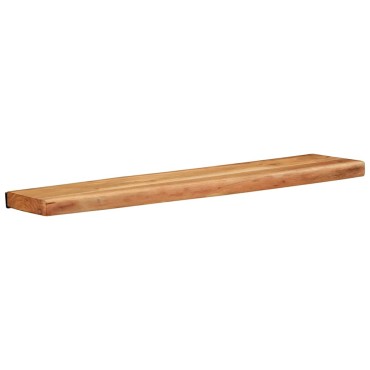 vidaXL Ράφια Τοίχου 2 τεμ. 80x20x3,5cm από Μασίφ Ξύλο Ακακίας
