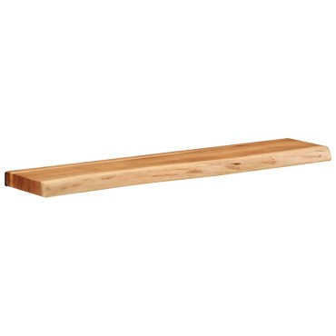 vidaXL Ράφια Τοίχου 2 τεμ. 80x20x3,5cm από Μασίφ Ξύλο Ακακίας