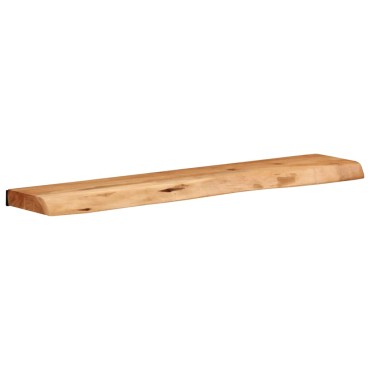 vidaXL Ράφια Τοίχου 2 τεμ. 80x20x3,5cm από Μασίφ Ξύλο Ακακίας