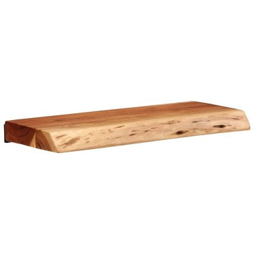 vidaXL Ράφια Τοίχου 2 τεμ. 40x20x3,5cm από Μασίφ Ξύλο Ακακίας