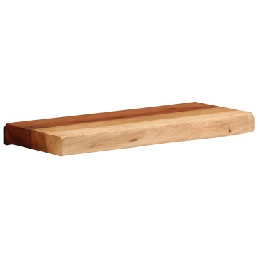 vidaXL Ράφια Τοίχου 2 τεμ. 40x20x3,5cm από Μασίφ Ξύλο Ακακίας