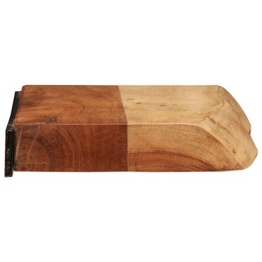 vidaXL Ράφια Τοίχου 2 τεμ. 40x20x3,5cm από Μασίφ Ξύλο Ακακίας
