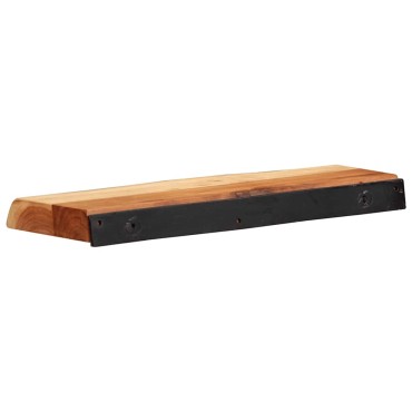 vidaXL Ράφια Τοίχου 2 τεμ. 40x20x3,5cm από Μασίφ Ξύλο Ακακίας