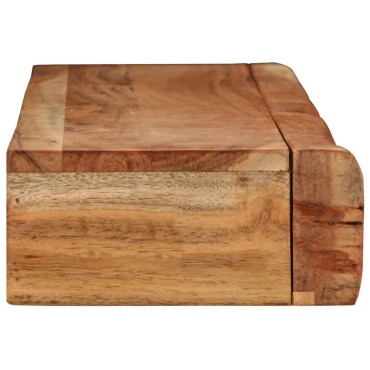 vidaXL Ράφια Τοίχου 2 τεμ. 100x17x8cm από Μασίφ Ξύλο Ακακίας