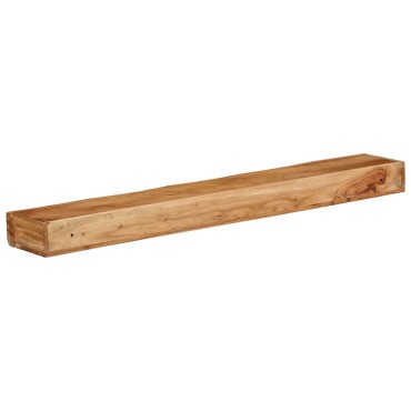 vidaXL Ράφια Τοίχου 2 τεμ. 100x17x8cm από Μασίφ Ξύλο Ακακίας