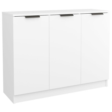 vidaXL Συρταριέρα Λευκή 90,5x30x70cm από Επεξεργασμένο Ξύλο 1 τεμ.