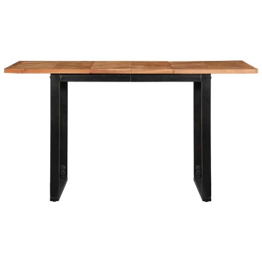 vidaXL Τραπεζαρία 140x70x75cm από Μασίφ Ξύλο Ακακίας 1 τεμ.