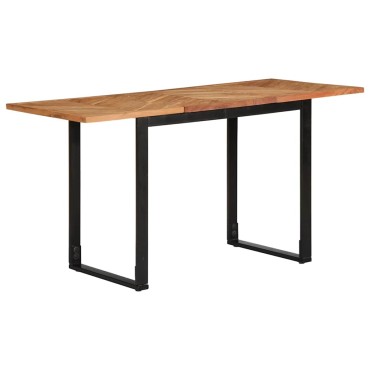 vidaXL Τραπεζαρία 140x70x75cm από Μασίφ Ξύλο Ακακίας 1 τεμ.