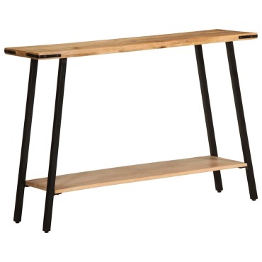 vidaXL Τραπέζι Κονσόλα 110x30x75cm από Μασίφ Ξύλο Μάνγκο 1 τεμ.