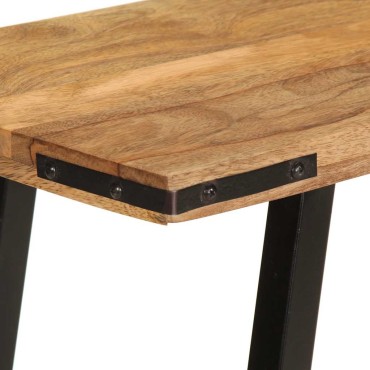 vidaXL Τραπέζι Κονσόλα 110x30x75cm από Μασίφ Ξύλο Μάνγκο 1 τεμ.