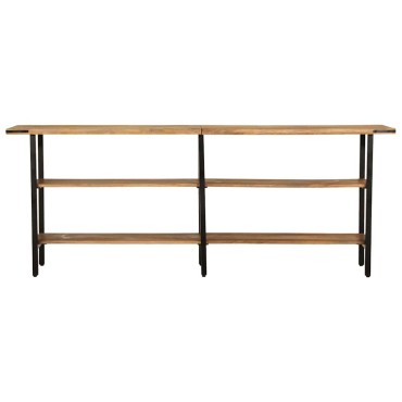 vidaXL Τραπέζι Κονσόλα 180x35x70cm από Μασίφ Ξύλο Μάνγκο 1 τεμ.