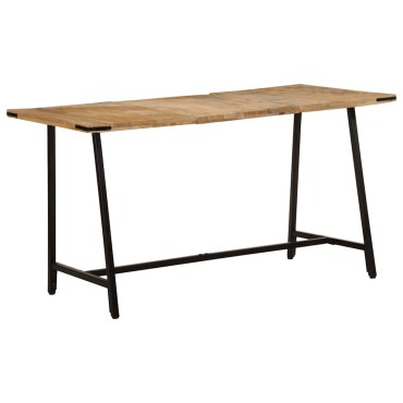 vidaXL Τραπεζαρία 140x70x75cm από Μασίφ Ξύλο Μάνγκο 1 τεμ.