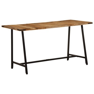 vidaXL Τραπεζαρία 140x70x75cm από Μασίφ Ξύλο Μάνγκο 1 τεμ.
