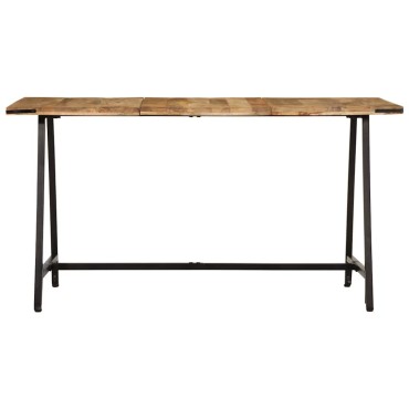 vidaXL Τραπεζαρία 140x70x75cm από Μασίφ Ξύλο Μάνγκο 1 τεμ.