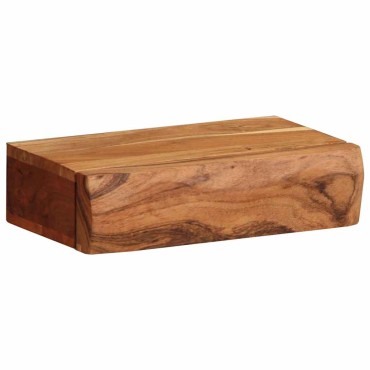 vidaXL Ράφια Τοίχου 2 τεμ. 30x17x8cm από Μασίφ Ξύλο Ακακίας