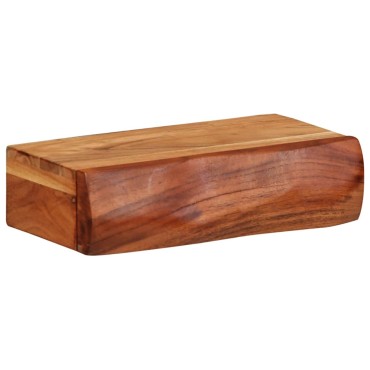 vidaXL Ράφια Τοίχου 2 τεμ. 30x17x8cm από Μασίφ Ξύλο Ακακίας