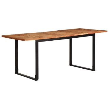 vidaXL Τραπεζαρία Κήπου 180x90x75cm από Μασίφ Ξύλο Ακακίας 1 τεμ.